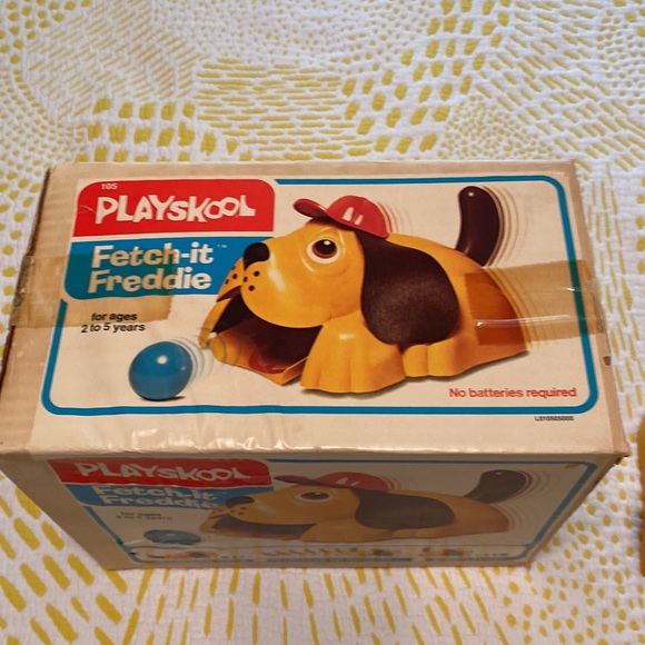 Vintage Playskool Fetch-it Freddie with original box - Picture 9 of 11